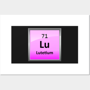 Lutetium Periodic Table Element Symbol Posters and Art